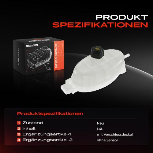 Frankberg 1x Ausgleichsbehälter Kühlmittelbehälter für Renault Trafic 2 Opel Vivaro Nissan Bild Frankberg 1x Ausgleichsbehälter Kühlmittelbehälter für Renault Trafic 2 Opel Vivaro Nissan