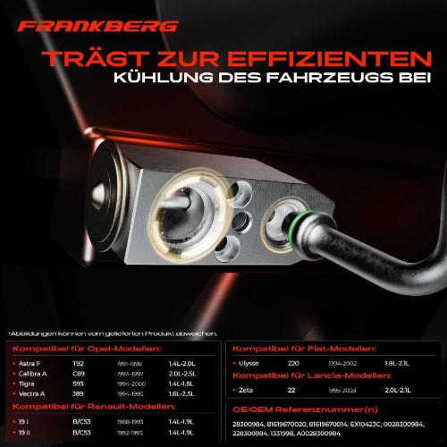 1x Expansionsventil Klimaanlage für VW T4 Opel Astra Fiat Scudo Renault 19 Lancia Bild 1x Expansionsventil Klimaanlage für VW T4 Opel Astra Fiat Scudo Renault 19 Lancia