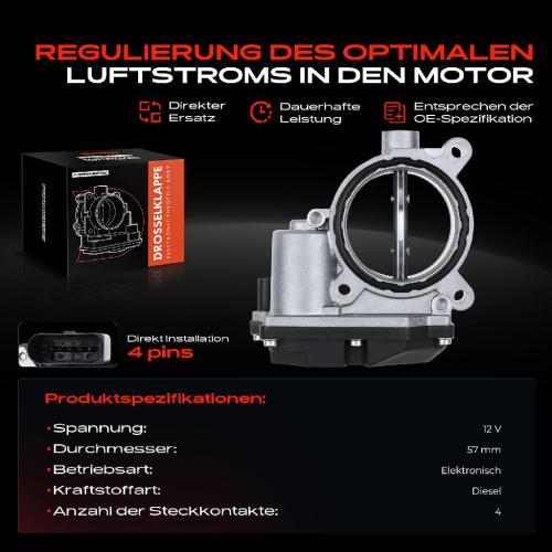 1x Drosselklappe Drosselklappenstutzen für VW Transporter T5 Crafter 30-50 Multivan V 2.0L 2.5L Bild 1x Drosselklappe Drosselklappenstutzen für VW Transporter T5 Crafter 30-50 Multivan V 2.0L 2.5L