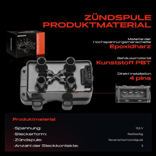 1x Zündmodul Zündspule für Renault Clio I II Kangoo Express Laguna Grandtour Megane Cabriolet Coach Twingo Bild 1x Zündmodul Zündspule für Renault Clio I II Kangoo Express Laguna Grandtour Megane Cabriolet Coach Twingo