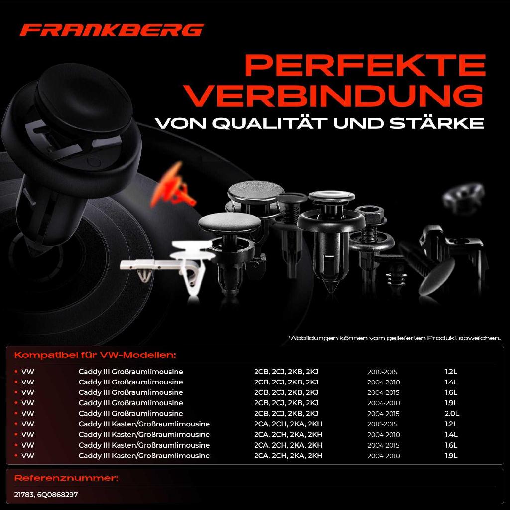 20x Befestigungsclips Türverkleidung für VW Golf 5 Caddy 3 EOS Plus Jetta