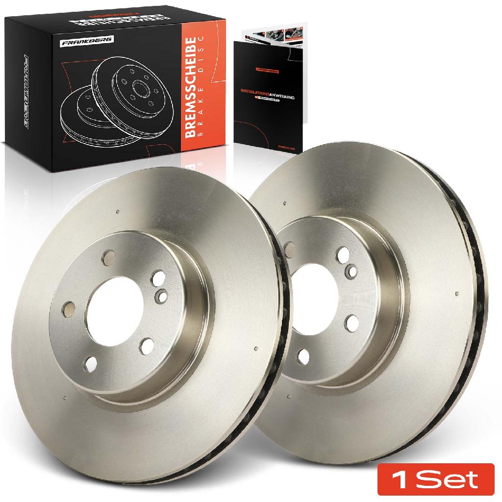 2x Bremsscheiben Vorderachse für Mercedes-Benz C-Klasse Cabriolet W205 A205 C205 S205 2014-2023