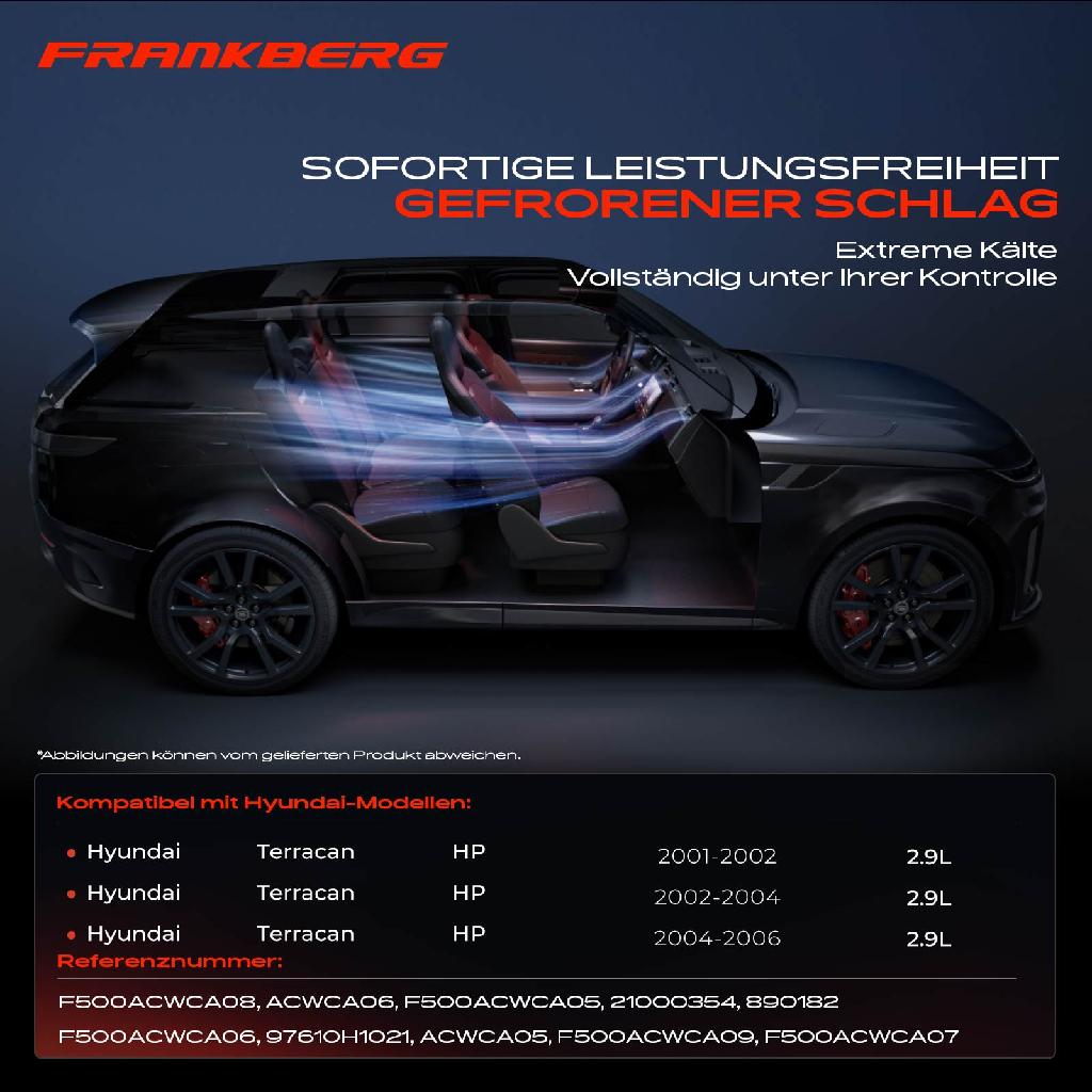 1x Klimakompressor für Hyundai Terracan HP 2.9 CRDi 2001-2006