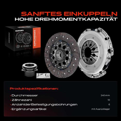 Frankberg 1x Kupplungssatz f r BMW 5er E39 5er Touring 7er E38 8er E31 X5 E53 2.5L 2.9L 4.4L Bild Frankberg 1x Kupplungssatz f r BMW 5er E39 5er Touring 7er E38 8er E31 X5 E53 2.5L 2.9L 4.4L