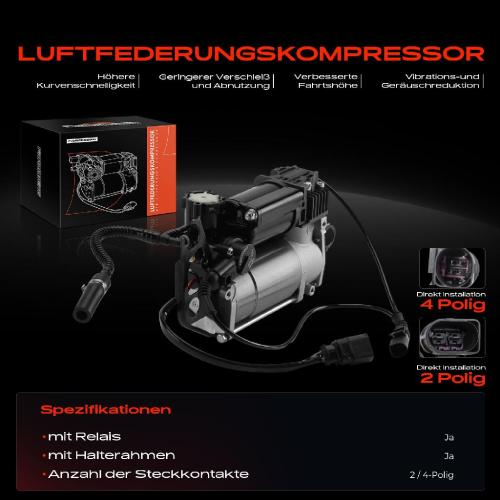 1x Luftfederung Kompressor für Audi Q7 4LB 2006-2015 3.0L-6.0L Bild 1x Luftfederung Kompressor für Audi Q7 4LB 2006-2015 3.0L-6.0L