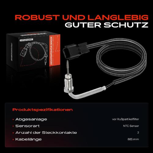 Frankberg 1x Abgastemperatursensor für Renault Clio V B7 Kangoo III Bild Frankberg 1x Abgastemperatursensor für Renault Clio V B7 Kangoo III