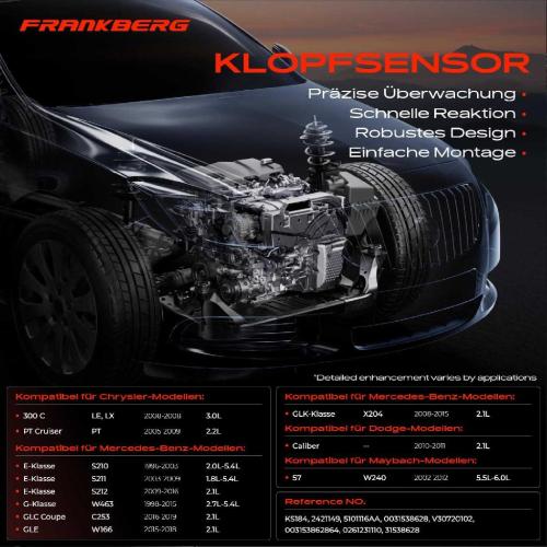 1x Klopfsensor Klopfgeber für Mercedes-Benz W202 W203 W204 W168 W169 W210 W211 W245 Bild 1x Klopfsensor Klopfgeber für Mercedes-Benz W202 W203 W204 W168 W169 W210 W211 W245