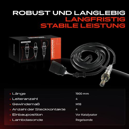 Frankberg 1x Lambdasonde Regelsonde Vor Katalysator für VW Bora 1J Golf IV Passat 3B Seat Skoda Audi A3 A4 A6 Bild Frankberg 1x Lambdasonde Regelsonde Vor Katalysator für VW Bora 1J Golf IV Passat 3B Seat Skoda Audi A3 A4 A6