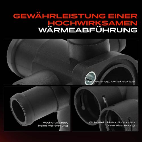 1x Kühlmittelflansch Wasserauslass für VW Golf I II Passat Jetta 2 Transporter 4 Bild 1x Kühlmittelflansch Wasserauslass für VW Golf I II Passat Jetta 2 Transporter 4