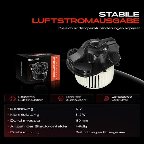 Frankberg 1x Gebläsemotor Innenraumgebläse für VW Touareg 7P5 Porsche Cayenne Bild Frankberg 1x Gebläsemotor Innenraumgebläse für VW Touareg 7P5 Porsche Cayenne
