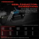 1x Widerstand Vorwiderstand Gebläsemotor für Chevrolet Captiva C100 Opel Antara