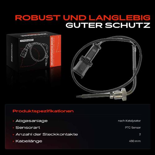 1x Abgastemperatursensor für Alfa Romeo 159 Brera Spider 939 2005-2011 1.9L 2.0L 2.4L Bild 1x Abgastemperatursensor für Alfa Romeo 159 Brera Spider 939 2005-2011 1.9L 2.0L 2.4L