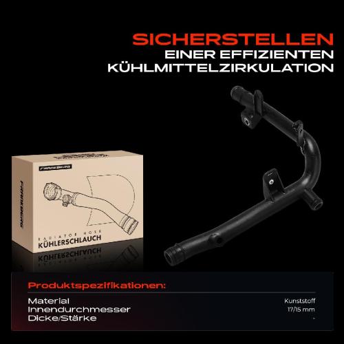 1x Kühlerschlauch Kühlwasserschlauch für VW Golf Plus V Passat Polo Caddy III EOS Jetta Bild 1x Kühlerschlauch Kühlwasserschlauch für VW Golf Plus V Passat Polo Caddy III EOS Jetta