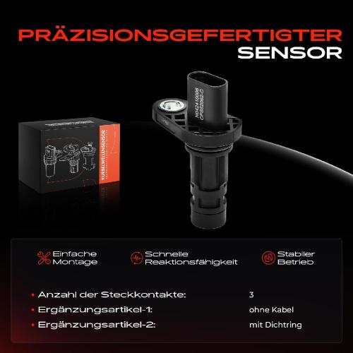 1x Kurbelwellensensor Impulsgeber für Audi R8 4S3 4SP 5.2L Bj ab 2015 Bild 1x Kurbelwellensensor Impulsgeber für Audi R8 4S3 4SP 5.2L Bj ab 2015