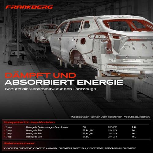 1x Stossfänger Stoßstangenträger für Jeep Renegade SUV B1 BU BV 2014-2018 Bild 1x Stossfänger Stoßstangenträger für Jeep Renegade SUV B1 BU BV 2014-2018