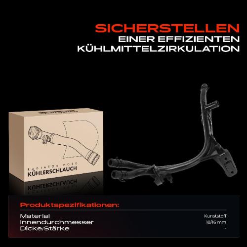 1x Kühlerschlauch Kühlwasserschlauch für VW Golf V VI Passat Audi A3 8P Q3 TT Seat Skoda Octavia II Bild 1x Kühlerschlauch Kühlwasserschlauch für VW Golf V VI Passat Audi A3 8P Q3 TT Seat Skoda Octavia II