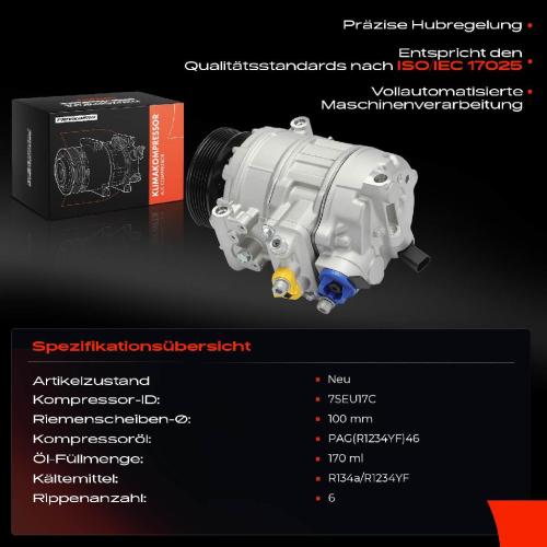 1x Klimakompressor für VW Multivan T6 Transporter California T6 2015-2019 Bild 1x Klimakompressor für VW Multivan T6 Transporter California T6 2015-2019