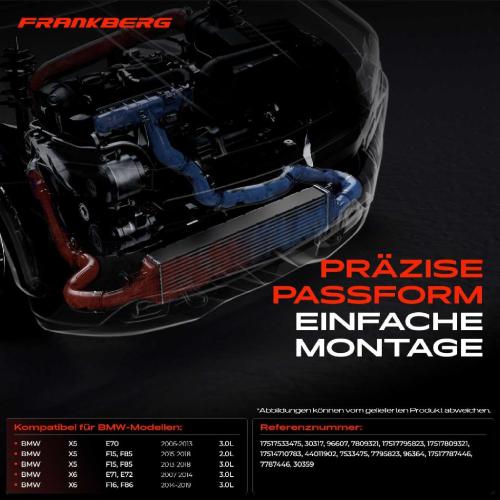 1x Ladeluftkühler Turbokühler für BMW X5 E70 F15 F85 X6 E71 E72 F16 F86 2006-2019 Bild 1x Ladeluftkühler Turbokühler für BMW X5 E70 F15 F85 X6 E71 E72 F16 F86 2006-2019