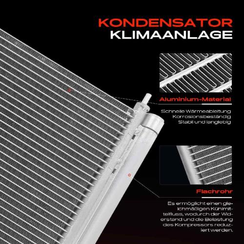 Frankberg 1x Kondensator Klimaanlage für Renault Koleos I 2.0 2.5L Bj ab 2008 Bild Frankberg 1x Kondensator Klimaanlage für Renault Koleos I 2.0 2.5L Bj ab 2008