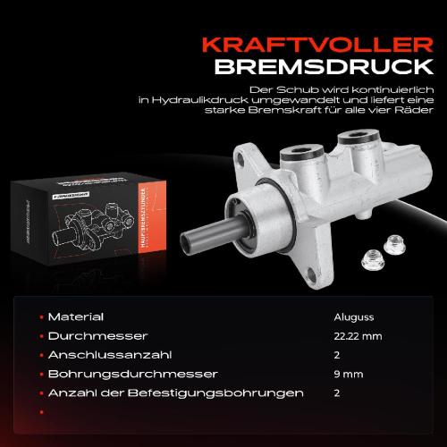 1x Hauptbremszylinder Bremszylinder für Dacia Renault Logan Sandero Sandero/Stepway Bild 1x Hauptbremszylinder Bremszylinder für Dacia Renault Logan Sandero Sandero/Stepway