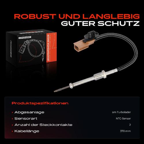1x Abgastemperatursensor für Nissan Primastar Opel Movano B Renault Bild 1x Abgastemperatursensor für Nissan Primastar Opel Movano B Renault