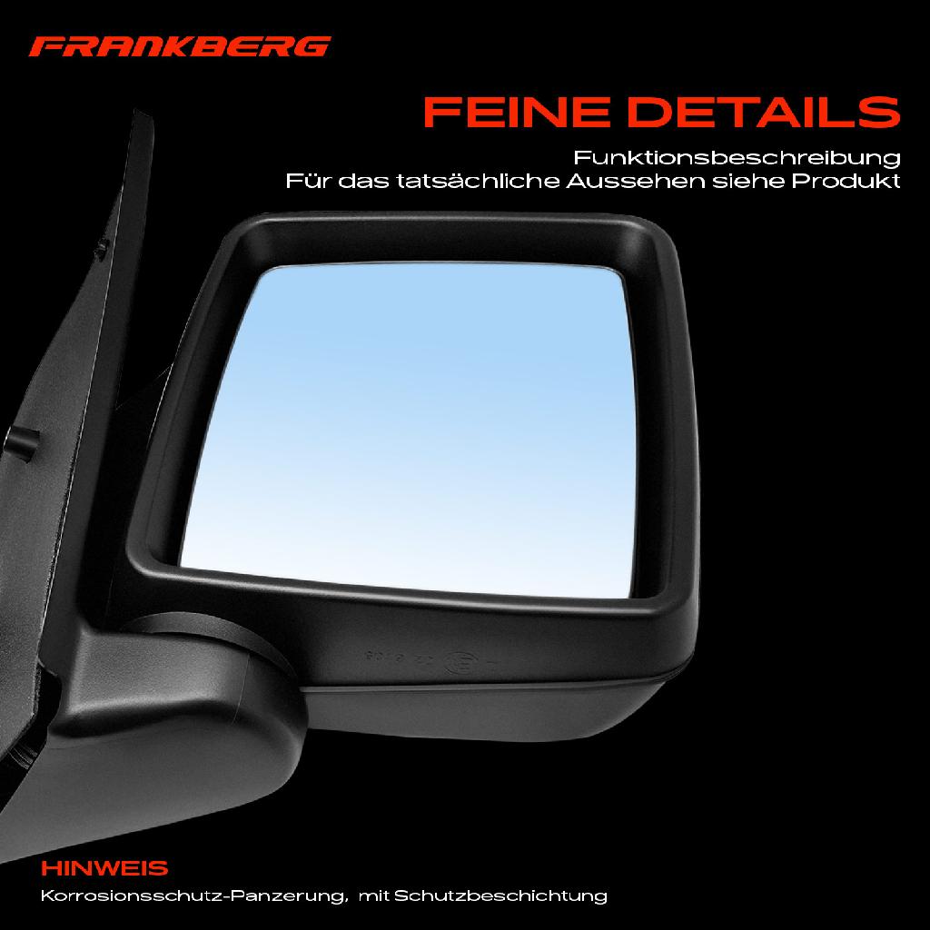 1x Außenspiegel Rechts für Opel Combo Kasten/MPV Tour 2001-2012