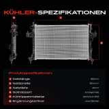 1x Kühler Wasserkühler Motorkühler für Opel Corsa C F08 F68 X01 Combo 2003-2012