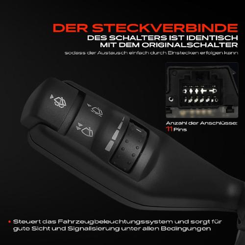 1x Kombischalter Lenkstockschalter für Ford C-Max 2 Focus 3 Kuga Tourneo Connect Bild 1x Kombischalter Lenkstockschalter für Ford C-Max 2 Focus 3 Kuga Tourneo Connect
