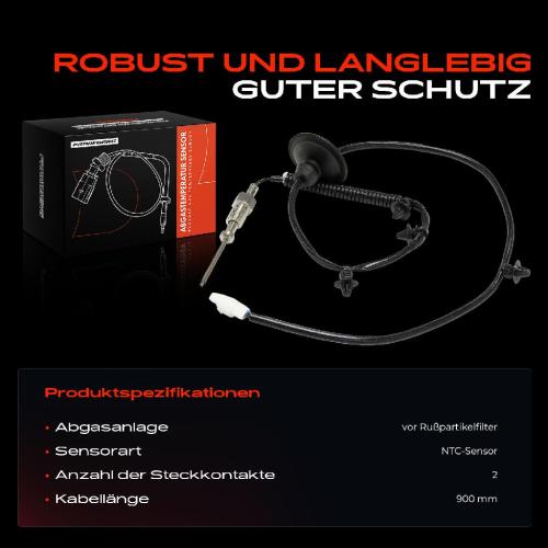 1x Abgastemperatursensor für Hyundai Elantra XD Santa Fé I SM Tucson JM i30 FD Bild 1x Abgastemperatursensor für Hyundai Elantra XD Santa Fé I SM Tucson JM i30 FD