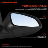 1x Außenspiegel Rechts für Renault Megane III Coupe DZ0/1 KZ0/1 B3 BZ0/1 Bj ab 2008