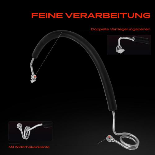 1x Servolenkung Schlauch für Audi A4 8E2 B6 Avant 8E5 B6 Cabriolet 8H7 1.6L-2.0L Bild 1x Servolenkung Schlauch für Audi A4 8E2 B6 Avant 8E5 B6 Cabriolet 8H7 1.6L-2.0L