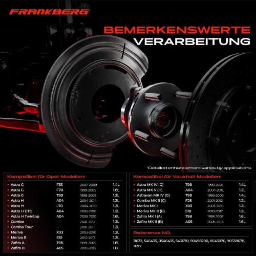 4x Ankerblech Bremsscheibe Vorne und Hinten für Opel Astra G CC T98 F35 Vauxhall Bild 4x Ankerblech Bremsscheibe Vorne und Hinten für Opel Astra G CC T98 F35 Vauxhall