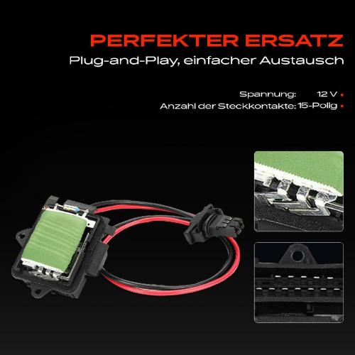 1x Widerstand Vorwiderstand Gebläsemotor für Opel Vivaro Renault Megane Scenic JA0/1_Trafic 2 Bild 1x Widerstand Vorwiderstand Gebläsemotor für Opel Vivaro Renault Megane Scenic JA0/1_Trafic 2