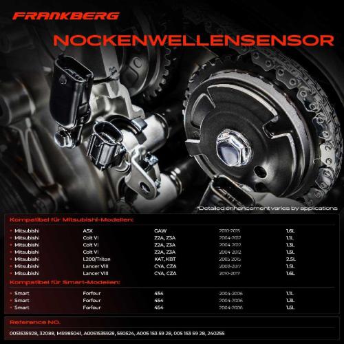 1x Nockenwellenposition Sensor für Mitsubishi ASX Colt VI Lancer VIII Pajero IV Bild 1x Nockenwellenposition Sensor für Mitsubishi ASX Colt VI Lancer VIII Pajero IV