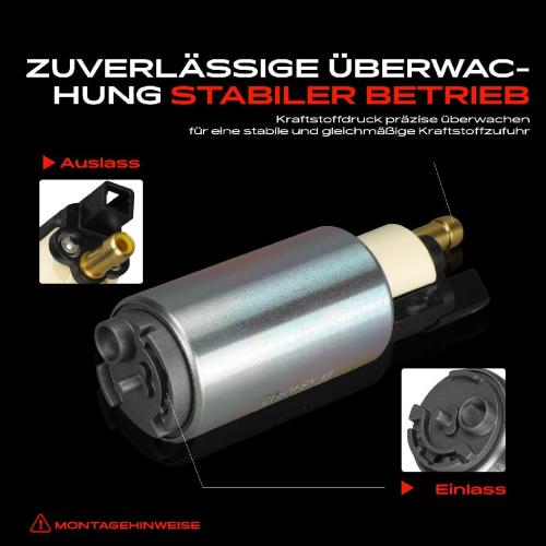 Frankberg 1x Kraftstoffpumpe für Ford Focus Stufenheck Turnier Tourneo Connect Transit 1.4L 1.6L 1.8L 2.0L 1998-2013 Bild Frankberg 1x Kraftstoffpumpe für Ford Focus Stufenheck Turnier Tourneo Connect Transit 1.4L 1.6L 1.8L 2.0L 1998-2013
