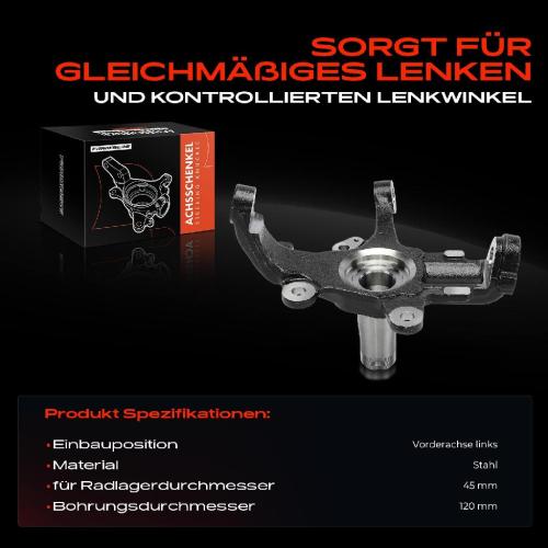 1x Achsschenkel Radaufhängung Vorderachse Links für Isuzu D-Max II TFR TFS Bj ab 2012 Bild 1x Achsschenkel Radaufhängung Vorderachse Links für Isuzu D-Max II TFR TFS Bj ab 2012