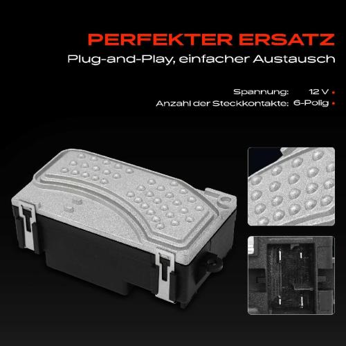 1x Widerstand Vorwiderstand Gebläsemotor für Audi A6 Allroad Avant 4F2 4FH 4F5 Bild 1x Widerstand Vorwiderstand Gebläsemotor für Audi A6 Allroad Avant 4F2 4FH 4F5