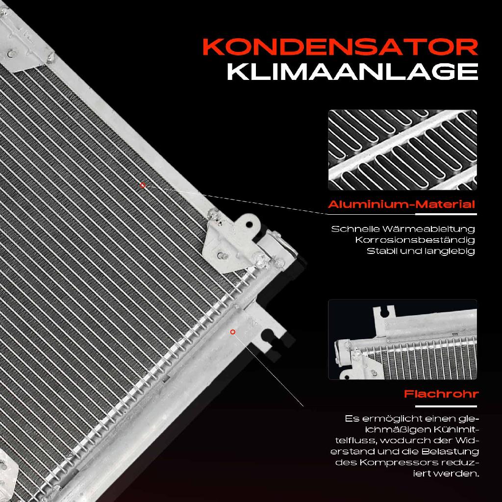 1x Kondensator Klimaanlage für Suzuki Grand Vitara I FT HT GT 1.6L 2.0L