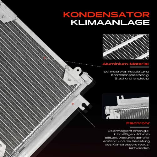 1x Kondensator Klimaanlage für Suzuki Grand Vitara I FT HT GT 1.6L 2.0L Bild 1x Kondensator Klimaanlage für Suzuki Grand Vitara I FT HT GT 1.6L 2.0L