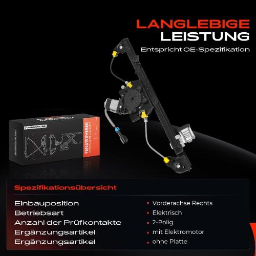 Frankberg 1x Fensterheber Vorne Rechts für Ford KA RU8 ab 2008 1.0-1.3L Bild Frankberg 1x Fensterheber Vorne Rechts für Ford KA RU8 ab 2008 1.0-1.3L