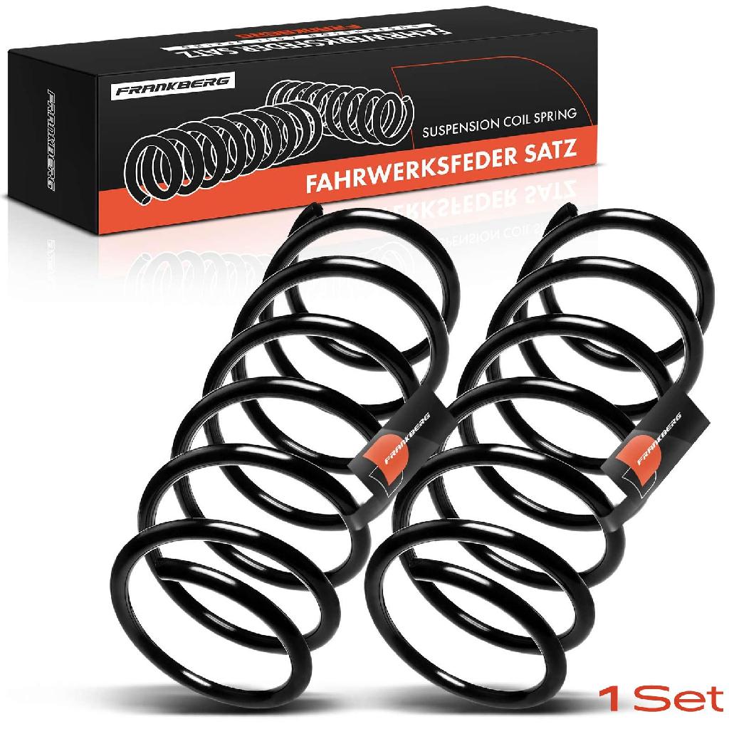 Frankberg 2x Fahrwerksfeder Vorderachse für BMW 5er E34 5er Touring 2.4L 2.5L 3.0L 3.4L 4.0L 1988-1997