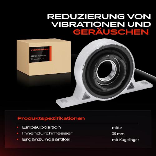 1x Lagerung Gelenkwelle Kardanwellenlager für BMW 5er E60 Touring E61 6er E63 E64 Bild 1x Lagerung Gelenkwelle Kardanwellenlager für BMW 5er E60 Touring E61 6er E63 E64