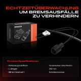 1x Warnkontakt Bremsbelagverschleiß Vorderachse für BMW 3er E30 Touring Cabrio 316-325 Z1
