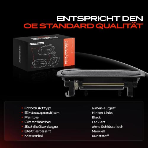 1x Türgriff Hinten Links außen für Opel Corsa B Caravan Kasten/Schrägheck Vectra CC 1993-2003 Bild 1x Türgriff Hinten Links außen für Opel Corsa B Caravan Kasten/Schrägheck Vectra CC 1993-2003