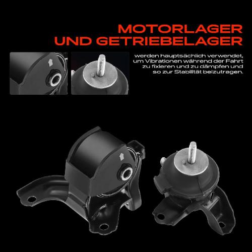 1x Getriebelagerlager Motorlager Vorne und Hinten für Hyundai Tucson JM KIA Sportage JE KM Bj ab 2004 Bild 1x Getriebelagerlager Motorlager Vorne und Hinten für Hyundai Tucson JM KIA Sportage JE KM Bj ab 2004