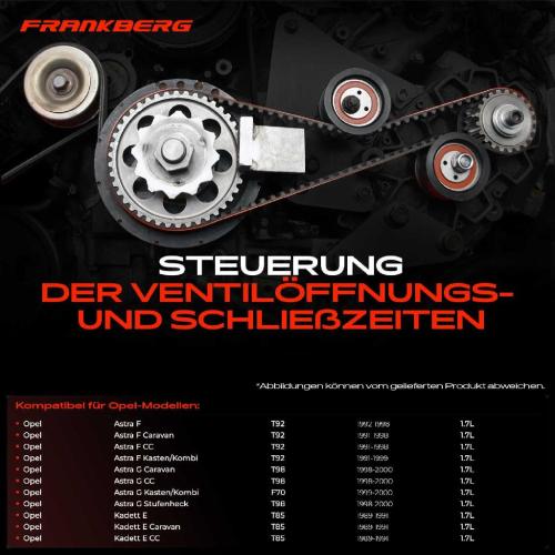 1x Zahnriemensatz Zahnriemen Wasserpumpe für Opel Astra F G Vectra A Kadett E CC Bild 1x Zahnriemensatz Zahnriemen Wasserpumpe für Opel Astra F G Vectra A Kadett E CC