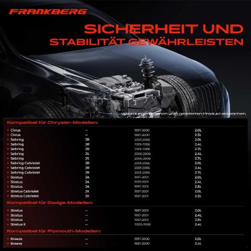2x Motorlager Vorne Rechts für Chrysler Cirrus Sebring Dodge Bild 2x Motorlager Vorne Rechts für Chrysler Cirrus Sebring Dodge