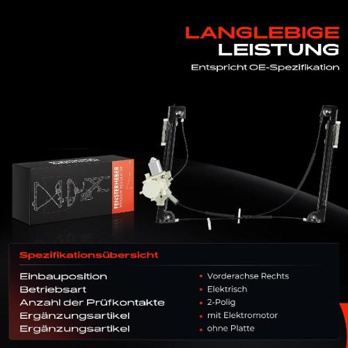 1x Fensterheber Vorne Rechts für Mini Cooper R50 R52 R53 01-05 Bild 1x Fensterheber Vorne Rechts für Mini Cooper R50 R52 R53 01-05