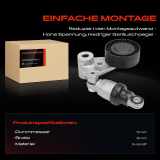 1x Spannrolle Riemenspanner für Hyundai Grandeur iX55 Sonata V KIA