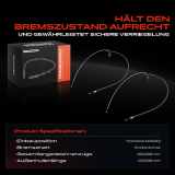 2x Seilzug Feststellbremse Hinterachse beidseitig für Renault Megane II BM0/1 CM0/1 KM0/2